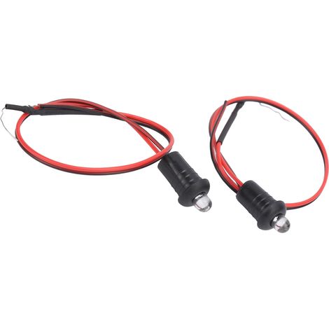 Lampe d'alarme LED factice pour voiture, lumière rouge, antivol, modification de sécurité automobile, universelle 12 V (1/5)