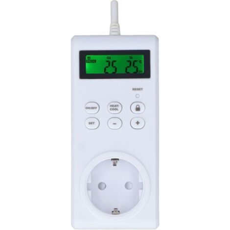 Sortie de Thermostat sans fil, Programmable, régulateur de température automatique, interrupteur, prise ue, 230V