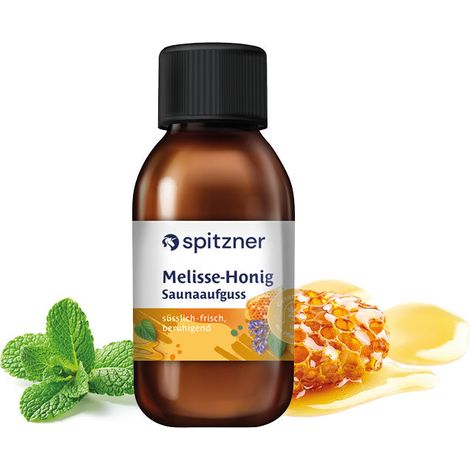 Spitzner Saunaaufguss Melisse-Honig 125 ml Wellness Sauna Aufguss Wellnessaufguss