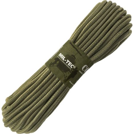 Corda Mil-Tec 5 mm x 15 m - Verde oliva (15941001-005)