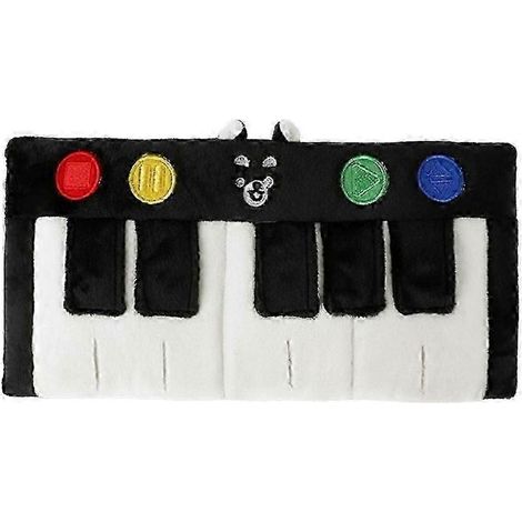 Ce piano interactif en tissu est spécialement conçu pour les chiens. Il produit un doux bruissement, possède une pochette à friandises intégrée et est agréable à mâcher. Convient aux chiens noirs de p (1/5)