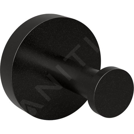Crochet X-ROUND BLACK, noir mat (1/2)