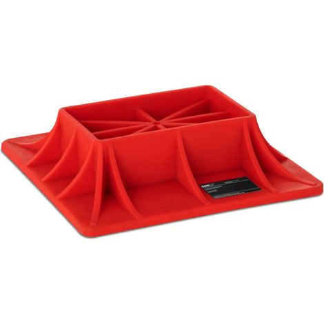 Base de cric - MSW - Capacité de charge : 2 500 kg - Épaisseur du matériau : 11,2 mm (1/6)