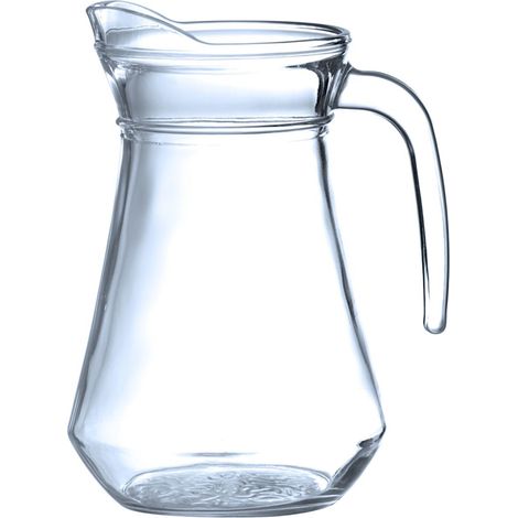 Glaskrug für Wasser, Säfte, Getränke 1 l (1/2)