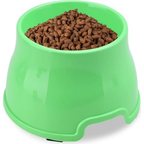 Gamelle pour Chien à Longues Oreilles - Gamelle surélevée pour Nourriture et Eau - Grande gamelle antidérapante - Gamelle surélevée pour Chiens de Petite, Moyenne et Grande Taille (M, Vert)