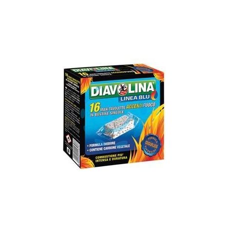 DIAVOLINA ACCENDIFUOCO LIGNITE - conf. 16 tavolette maxi