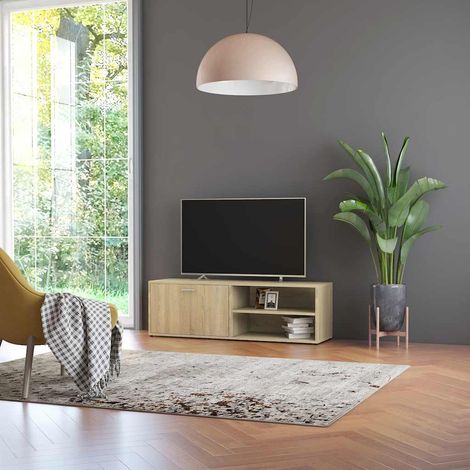 vidaXL Mobile Porta TV Rovere Sonoma 120x34x37 cm in Legno