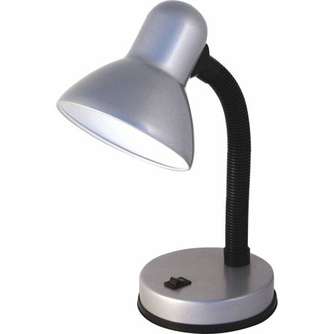 1PZ LAMPADA DA SCRITTOIO E27 CHARLESTON SILVER