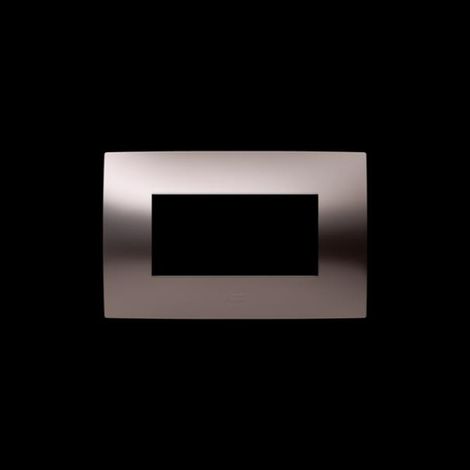 Placca 4 moduli bronzo satinato abb chiara 2csk0452ch