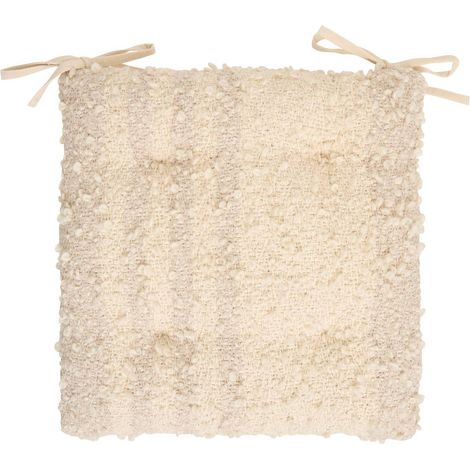 Plato Beryl cuadrado, 38 x 38 cm, color beige - Atmosphera créateur d'intérieur (1/2)