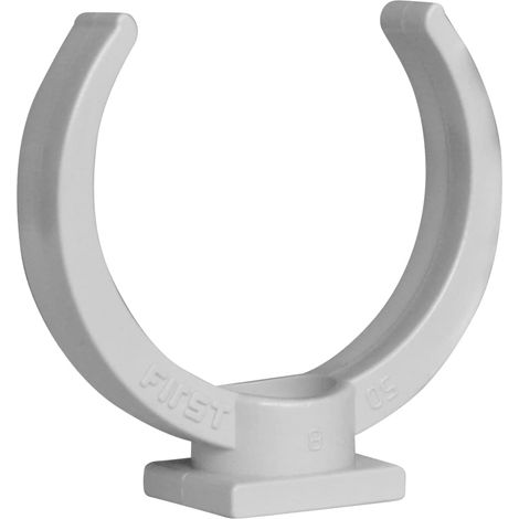 Profilté de Gouttière Raccord Collier lyre Jardibric Ø 50 Pour Descente Gris