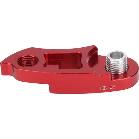 Patte de dérailleur arrière de VTT, accessoire d'extension de crochet de selle en alliage d'aluminium, rouge (1/5)