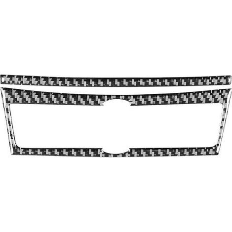 Panneau de commande de climatisation de console centrale en fibre de carbone, baguettes décoratives et accessoires intérieurs pour les modèles TSX 2009-2014. (1/3)