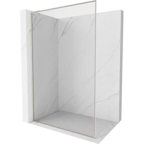Mexen Kioto-F L Pantalla de ducha Walk-in con marco 105 x 202 cm, transparente 8 mm, níquel cepillado - 800-105-174-97-00 (1/5)