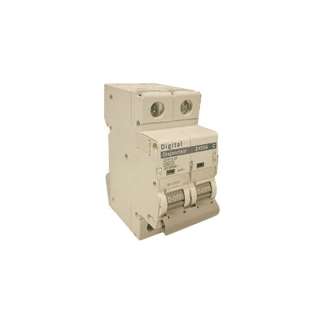 Digital 02022 Leistungsschalter 2P 50A 400V C-Kurve 6kA