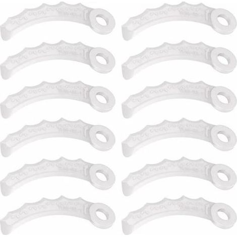 pair Makita 198426-9 Lot de 12 lames de rechange en plastique pour tondeuse à gazon Makita 198426-9 (1/4)