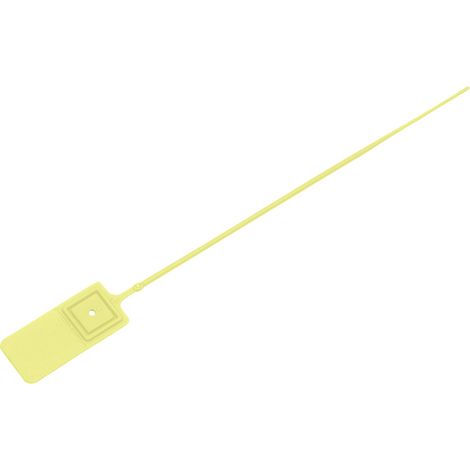 TRU COMPONENTS 5831608  Kabelbinder 248 mm 2.20 mm Gelb mit stufenloser Verstellung 1 St.