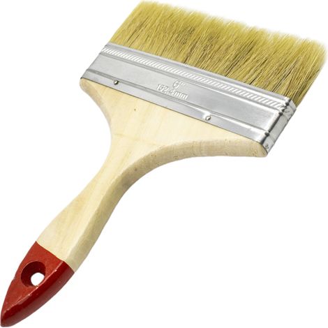 Paletina pintura doble cerda mango madera 150 mm