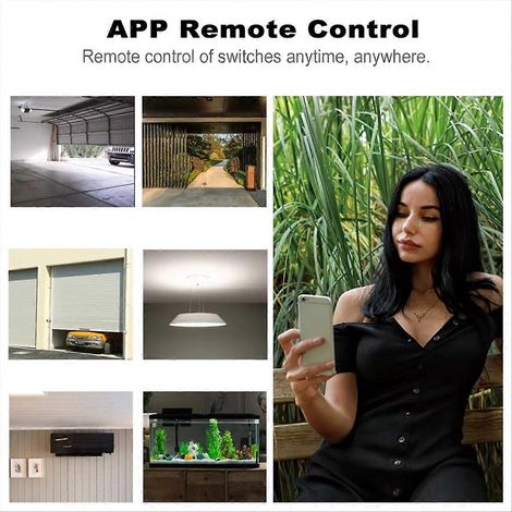 Intelligentes 4-Kanal-Schaltmodul mit 7-32V 10A Relais, drahtloser Wi-Fi-Fernsteuerung, automatischer Verriegelung und Timer, Steuerung über Anwendung. (1/5)