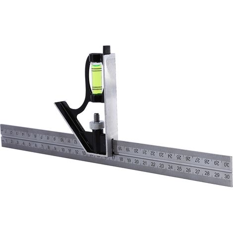 300 mm verstellbarer Präzisionswinkel mit Lineal und Wasserwaage für Ingenieure (1/5)