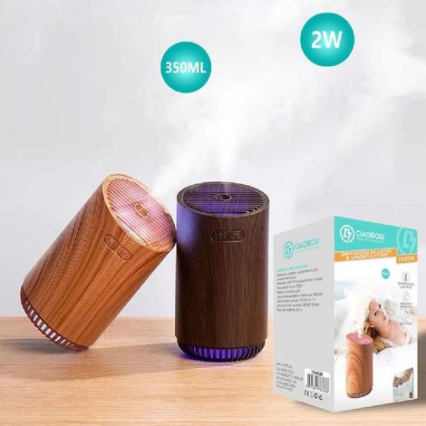 Linq - Mini Diffusore Aromi Umidificatore Ultrasuoni 350ml Usb Aromaterapia Led Tx-8336 - (1/5)