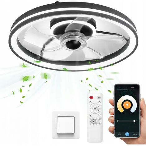 Lampada da soffitto moderna con ventilatore Lampadario da soffitto con ventilatore