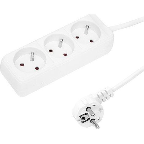 Multiprise PR-3M-3G/W (3 prises) 2,8 m