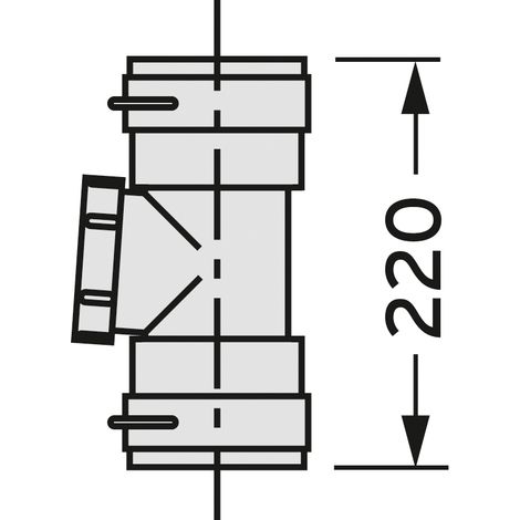 Vaillant Set 2 Élément de révision, cond. pour conduit de fumée flexible DN 100, PP, 303517