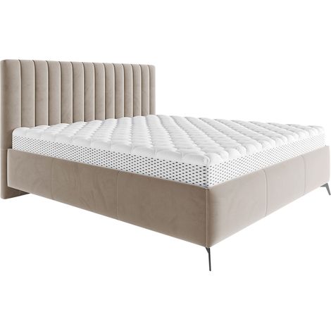 Cama ComfiDream Onana, Fresh 01, Individuales, 120x200, Tapiz, Somieres, 129x216x106cm