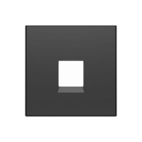 Tapa 1 conector RJ11-RJ45 NEGRO SOFT NIESSEN SKY 8517 NS