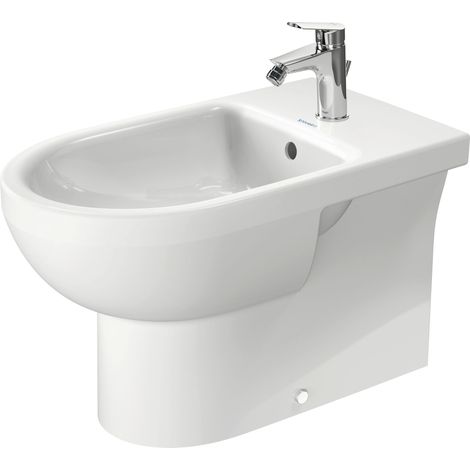 Duravit No.1 bidé independiente, con rebosadero, 1 agujero para