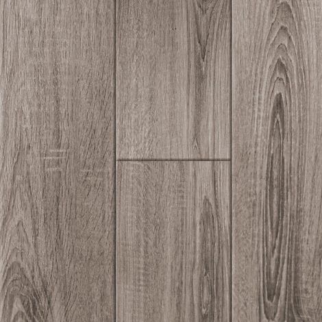 Naturasol – Lame de sol PVC clipsable 1219x183mm – Sous couche acoustique intégrée 1mm – Classe 34 pour usage intensif – Aspect parquet chêne contemporain