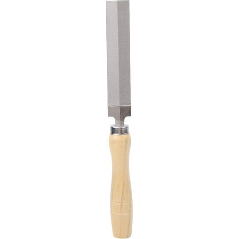 Lime diamant losange – 100mm – manche bois – verre / céramique / pierres précieuses – travail bois / métal (1/5)