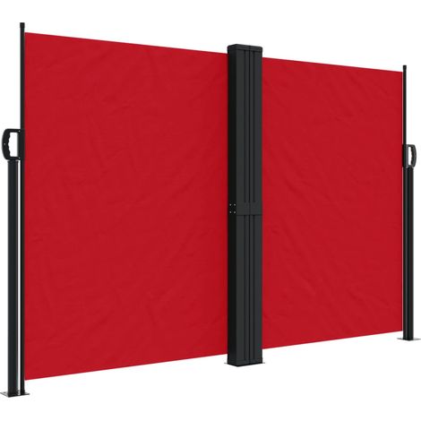Maison Exclusive - Seitenmarkise Ausziehbar Rot 160x600 cm