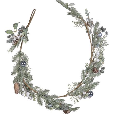 Guirnalda artificial de Navidad decoración de interior 150cm verde Huelva (1/5)