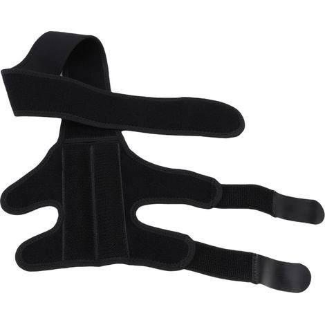 Genouillère réglable pour chien, haute élasticité, multifonctionnelle, noire, Support de jambe unique M (1/5)