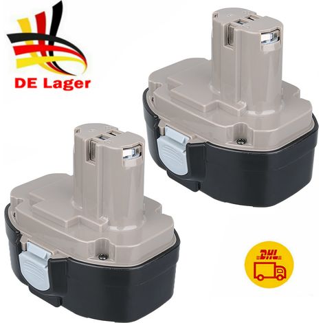 2x 18V 4.6Ah NI-MH Ersatzakku für Makita PA18 1822 1823 1834 1835 192826-5 192827-3 192829-9 193159-1 193140-2 193333 193 193 193 102-0. 194105-7 für Makita Batterie (1/5)