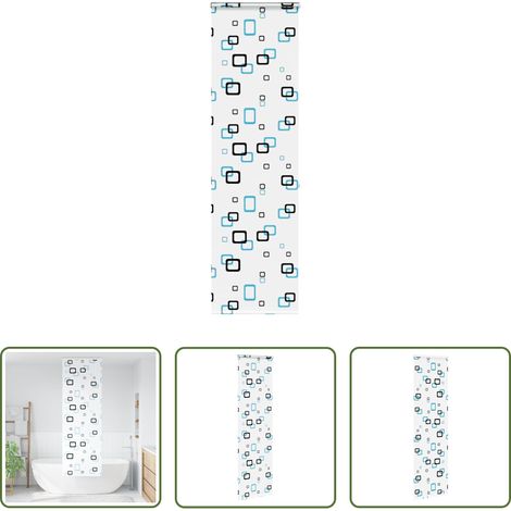 vidaXL Intimité salle de bain - Store enrouleur de douche avec cassette largeur du tissu 56 cm (1/5)