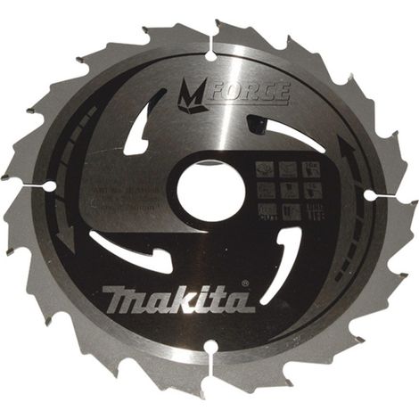 Makita Kreissägeblatt M-FORCE 185 mm, 16 Zähne, 1,2 mm, Holz