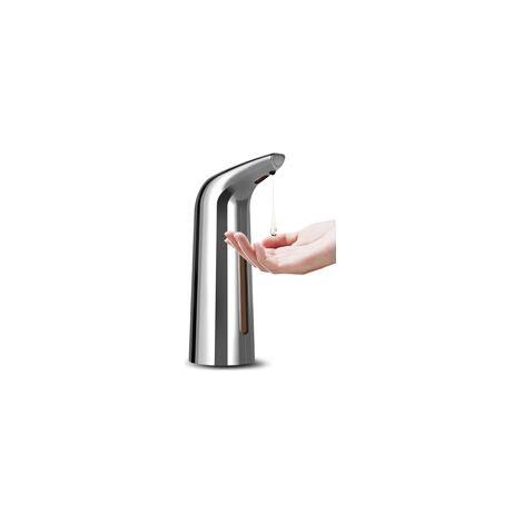 400ml Silver Automatic Infrared Hands-Free Touchless Soap Dispenser for Dish Soap, Liquid, Lotion, Gel, and Shampoo (1/5)