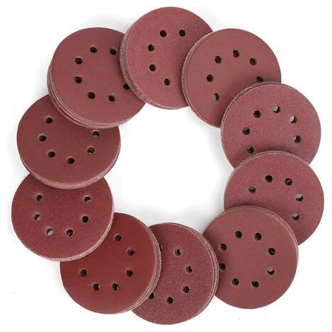 Workpro – Disques abrasifs de ponceuse 125mm – Lot de 150 pièces – Assortiment grains 60 à 600 – Pour polissage et finition sur métal, bois, plastique
