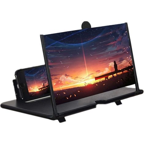 Trade Shop - Pantalla 3d De Lupa 12 "para Móvil De Teléfono Inteligente Móvil Películas De Video - (1/5)