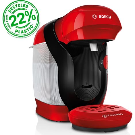 Bosch TAS113E Cafetera de cápsulas roja 700 ml 1400 W