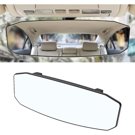Miroir Bebe Voiture, Retroviseur Convient à la plupart des Voitures, SUV, Camionnettes (24.4x9cm) (1/5)