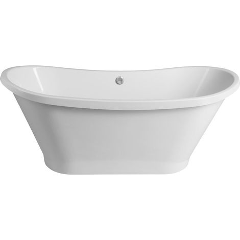 Baignoire autoportante OXFORD 161x65x65cm, blanc (1/4)
