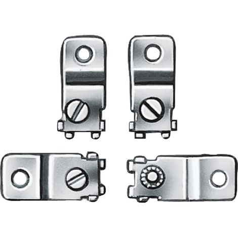 Set di 4 staffe in Inox per fissaggio a parete di cassette PLS - NSYPF27X