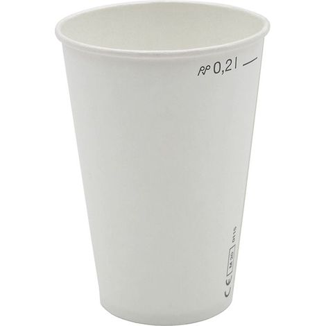 Braun & Company Becher weiß ByNature 10 Stück Partydekoration