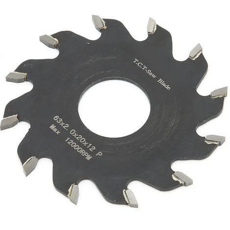 Kreissägeblatt 63x2x20 Hartmetall-Holzbearbeitungssägescheibe für Tischkreissägen und Trimmmaschinen (1/5)