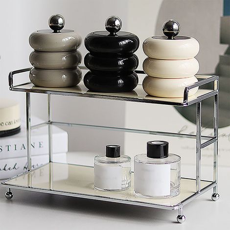 Boîte à cotons-tiges de style nordique, boîte à disques de coton en mélamine, coton démaquillant anti-poussière pour bureau, boîte de rangement en cristal pour houppettes et boules de coton, kaki quat (1/5)