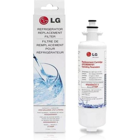Filtre de réfrigérateur d'origine LG LT700P (ADQ36006101)